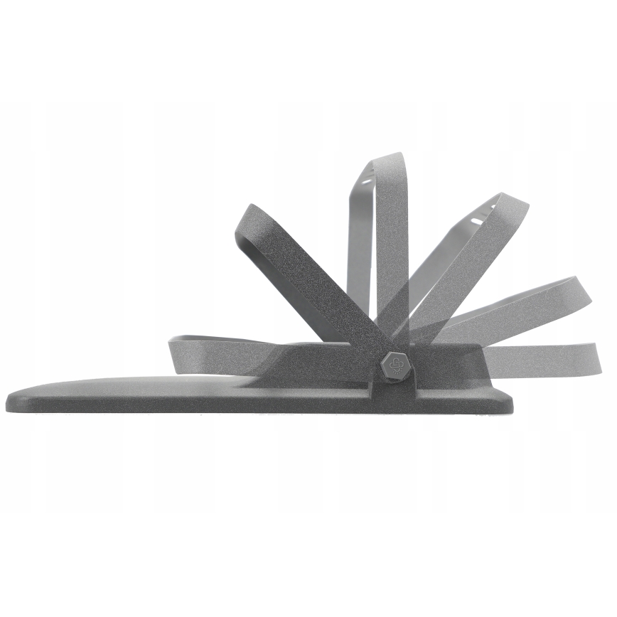 LED соларен прожектор с регулируема яркост LED/50W/3,2V 5000K 6000 mAh IP65 черен + дистанционно управление