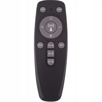 LED соларен прожектор с регулируема яркост LED/50W/3,2V 5000K 6000 mAh IP65 черен + дистанционно управление