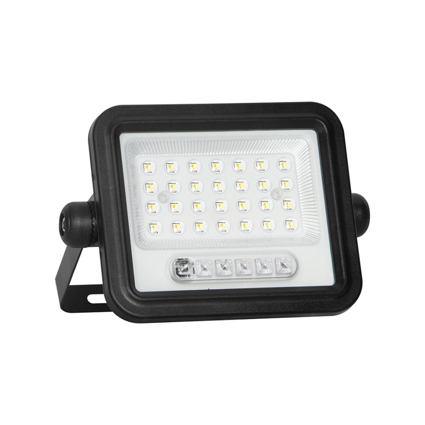 Димируем соларен LED прожектор LED/50W/3,2V 2000-8000K IP65 3800 mAh черен + дистанционно управление