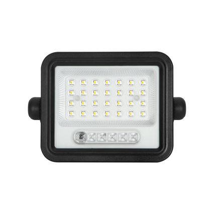 Димируем соларен LED прожектор LED/50W/3,2V 2000-8000K IP65 3800 mAh черен + дистанционно управление