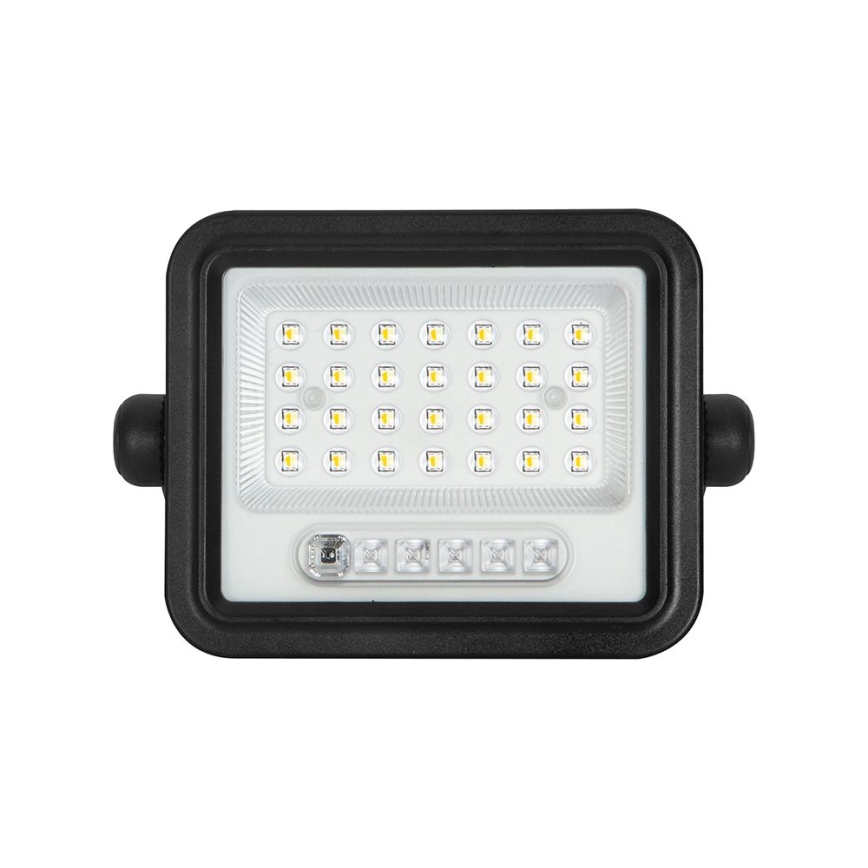 Димируем соларен LED прожектор LED/50W/3,2V 2000-8000K IP65 3800 mAh черен + дистанционно управление