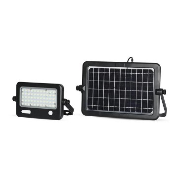 LED Димируем соларен прожектор със сензор LED/10W/3,7V 4000K IP65 + USB порт