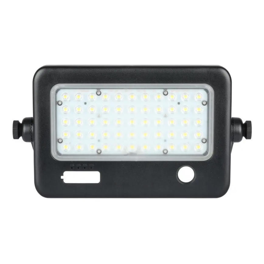 LED Димируем соларен прожектор със сензор LED/10W/3,7V 4000K IP65 + USB порт