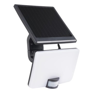 LED Димируем соларен прожектор със сензор за движение LED/10W/3000 mAh 4000K IP54