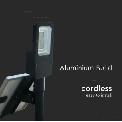 LED Димируем соларна улична лампа LED/50W/6,4V 4000K IP65 + дистанционно