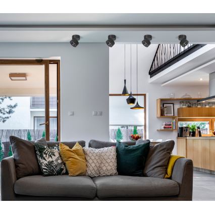 LED Димируем спот LAHTI LED/13,5W/230V 3000K CRI 90 черен