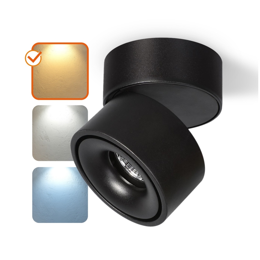 LED Димируем спот LAHTI LED/13,5W/230V 3000K CRI 90 черен