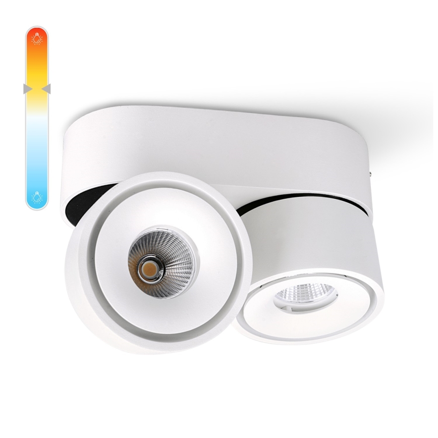 LED Димируем спот LAHTI MINI 2xLED/9W/230V 3000K CRI 90 бял