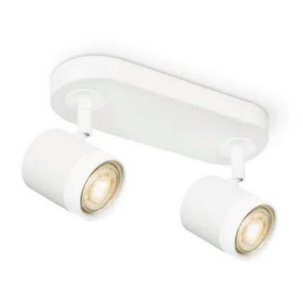 LED Димируем спот MANU 2xGU10/5,8W/230V бял