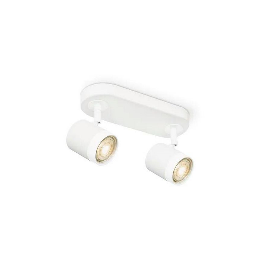 LED Димируем спот MANU 2xGU10/5,8W/230V бял