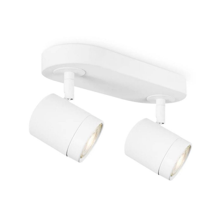 LED Димируем спот MANU 2xGU10/5,8W/230V бял