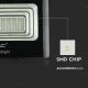 LED Димируем соларен прожектор LED/20W/6,4V 4000K IP65 + дистанционно