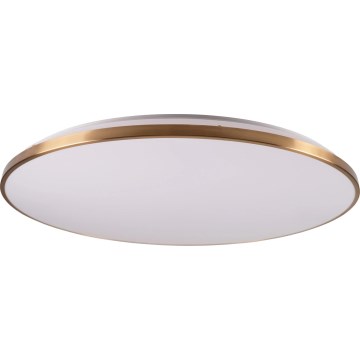 LED димируем таванен плафон KERN LED/80W/230V 3000/4000/6000K Ø 80 см златен + дистанционно управление