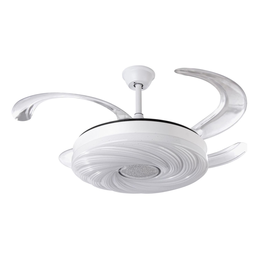 LED Димируем таванен вентилатор LED/60W/230V 3000-6000K Ø 50 см бял + дистанционно управление