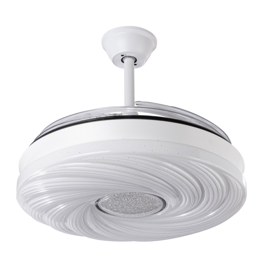 LED Димируем таванен вентилатор LED/60W/230V 3000-6000K Ø 50 см бял + дистанционно управление