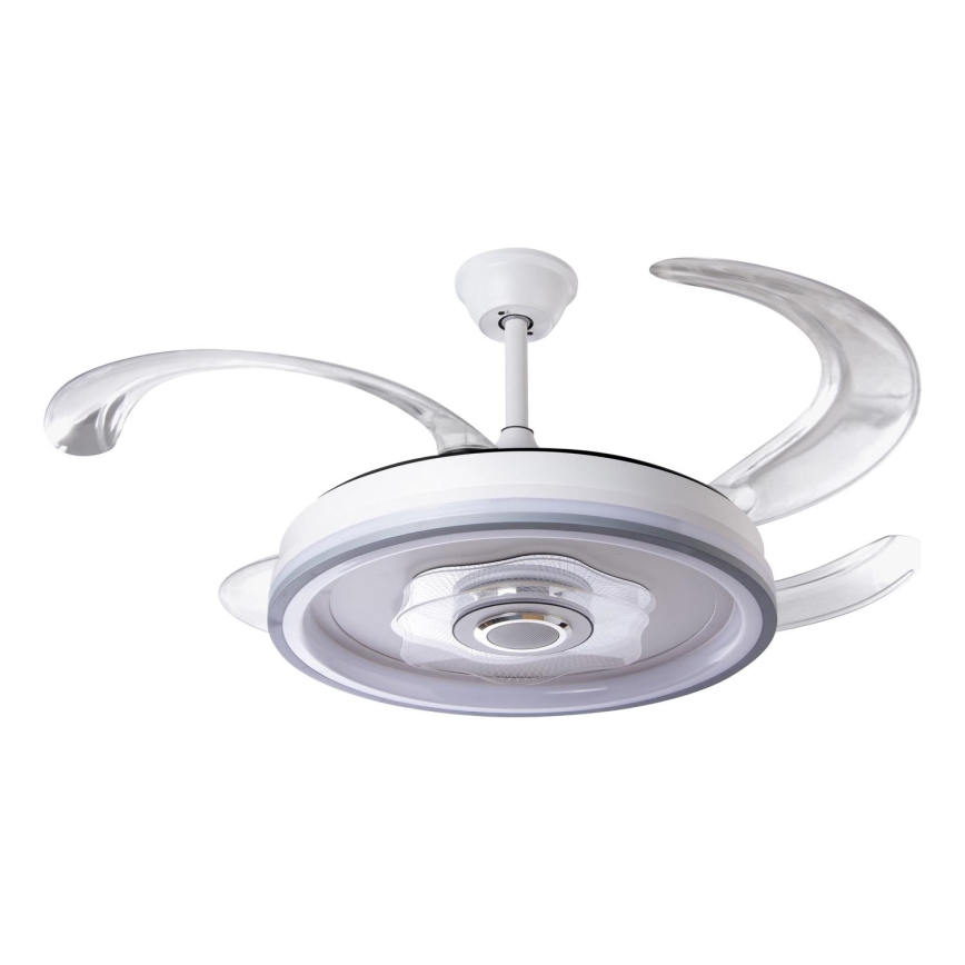 LED Димируем таванен вентилатор LED/70W/230V 3000-6000K Ø 50 см бял + дистанционно управление
