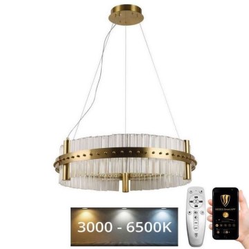 LED Димируем кристален полилей на връв LED/40W/230V 3000-6500K + дистанционно управление