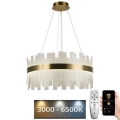 LED Димируем кристален полилей на връв LED/40W/230V 3000-6500K + дистанционно управление