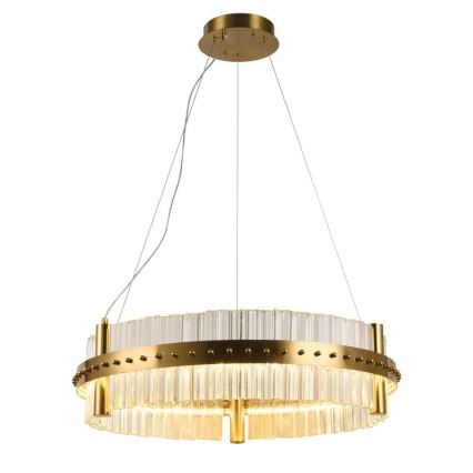 LED Димируем кристален полилей на връв LED/40W/230V 3000-6500K + дистанционно управление