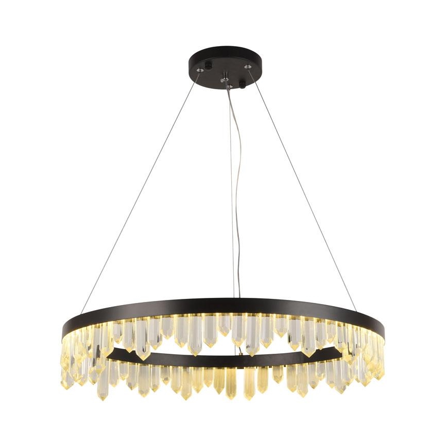 LED Димируем кристален полилей на връв LED/40W/230V 3000-6500K + дистанционно управление