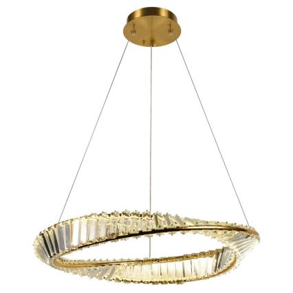 LED Димируем кристален полилей на връв LED/40W/230V 3000-6500K + дистанционно управление