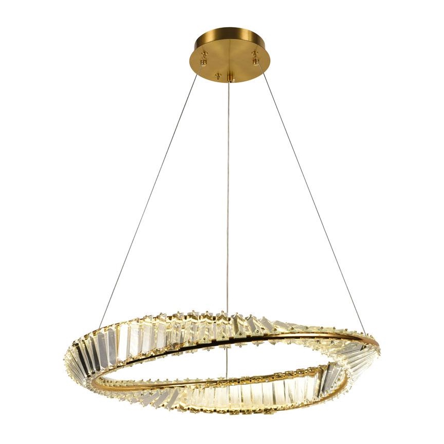 LED Димируем кристален полилей на връв LED/40W/230V 3000-6500K + дистанционно управление
