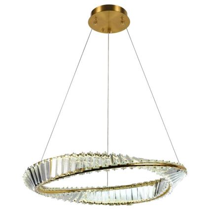 LED Димируем кристален полилей на връв LED/40W/230V 3000-6500K + дистанционно управление