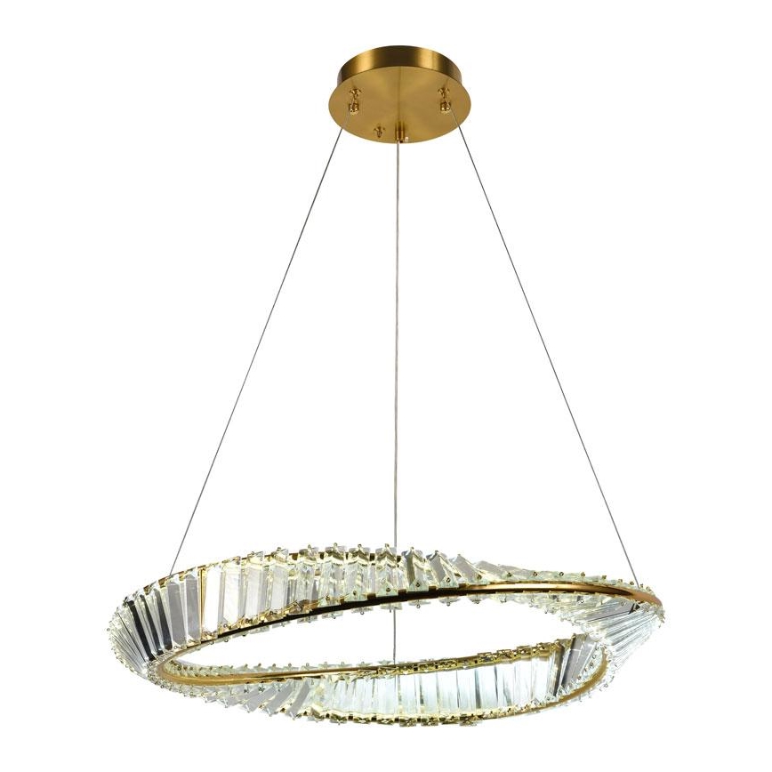 LED Димируем кристален полилей на връв LED/40W/230V 3000-6500K + дистанционно управление
