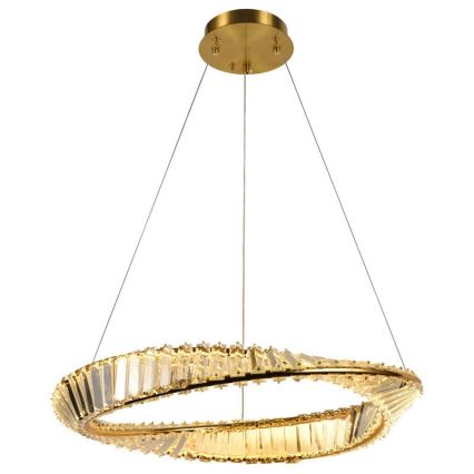 LED Димируем кристален полилей на връв LED/40W/230V 3000-6500K + дистанционно управление