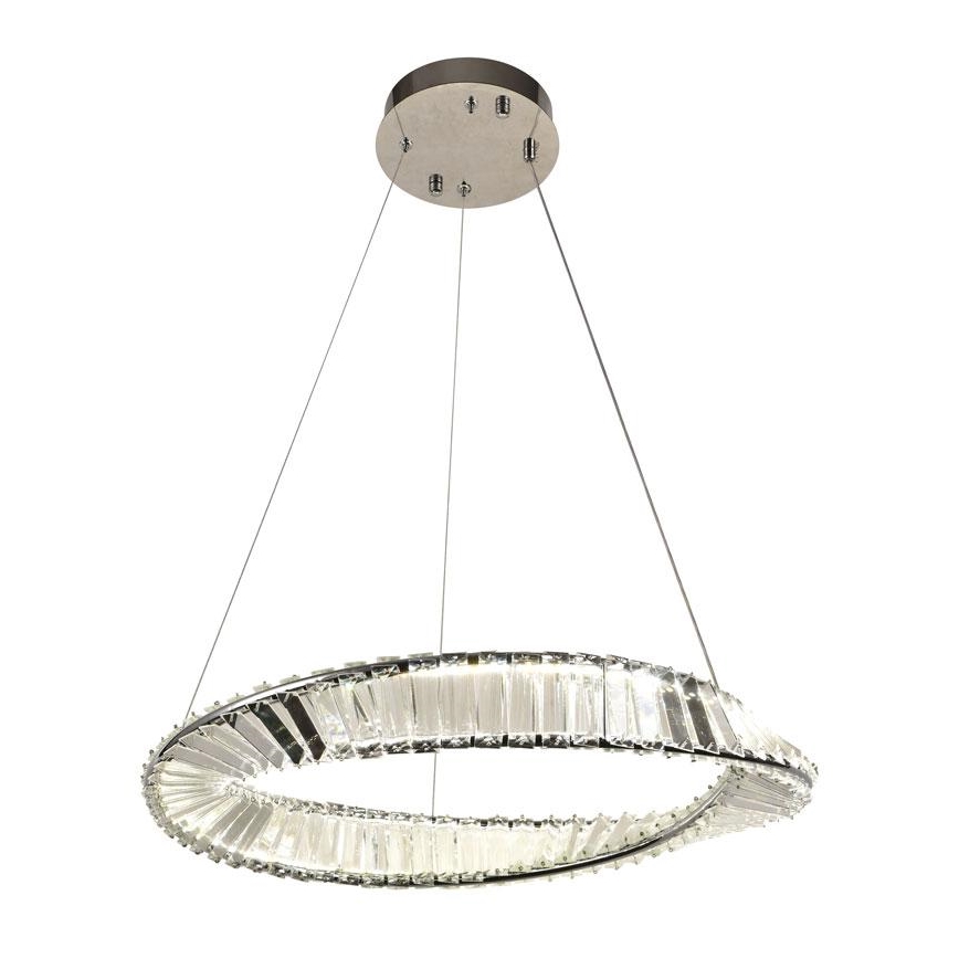 LED Димируем кристален полилей на връв LED/40W/230V 3000-6500K + дистанционно управление