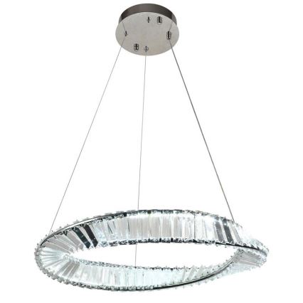 LED Димируем кристален полилей на връв LED/40W/230V 3000-6500K + дистанционно управление