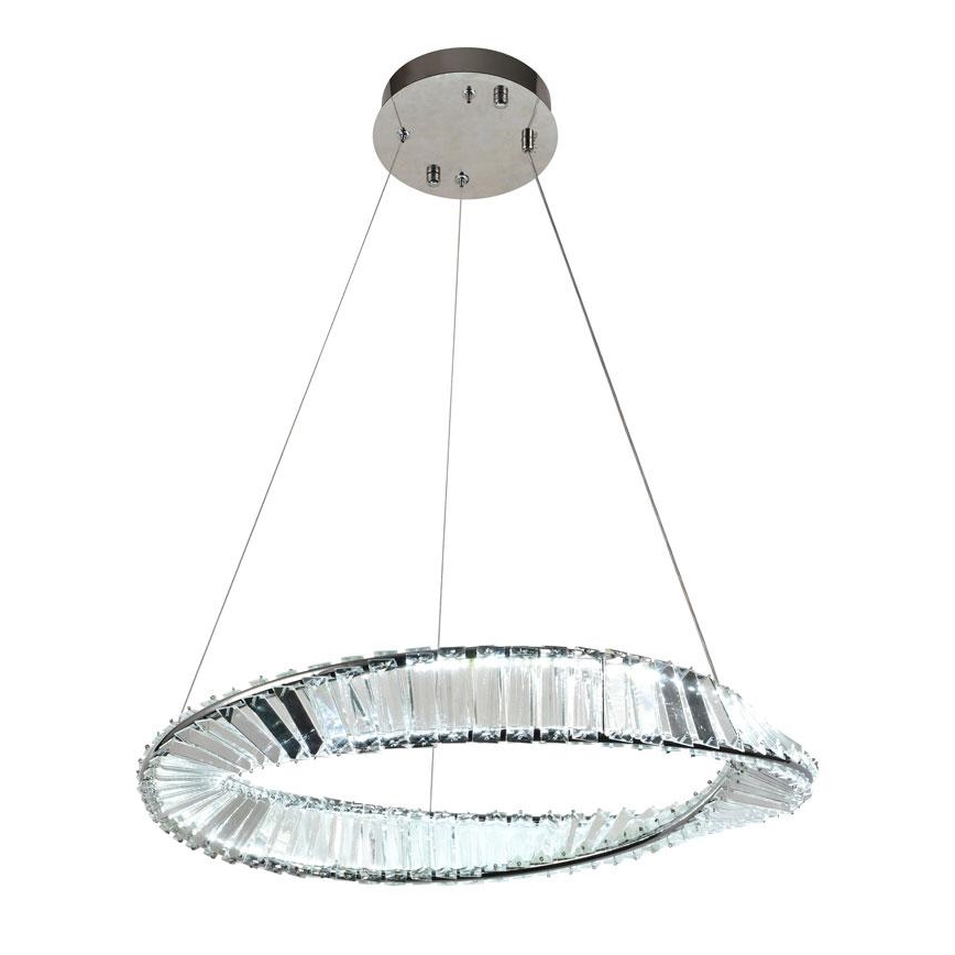 LED Димируем кристален полилей на връв LED/40W/230V 3000-6500K + дистанционно управление