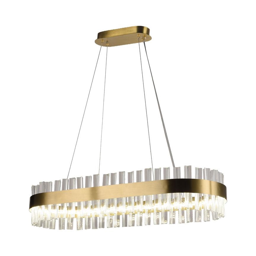 LED Димируем кристален полилей на връв LED/45W/230V 3000-6500K + дистанционно управление