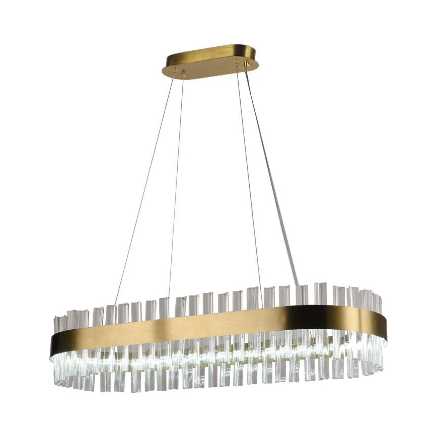 LED Димируем кристален полилей на връв LED/45W/230V 3000-6500K + дистанционно управление