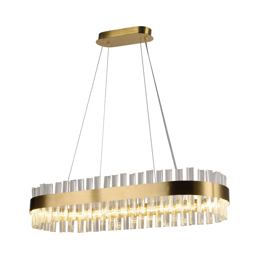 LED Димируем кристален полилей на връв LED/45W/230V 3000-6500K + дистанционно управление