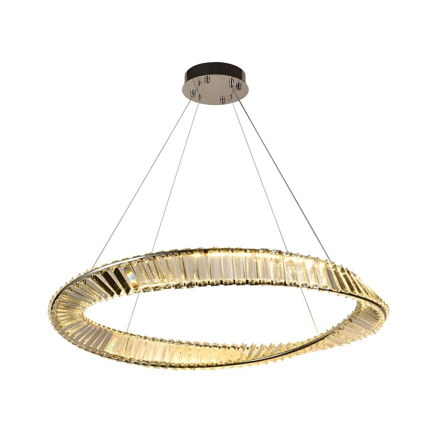 LED Димируем кристален полилей на връв LED/50W/230V 3000-6500K + дистанционно управление