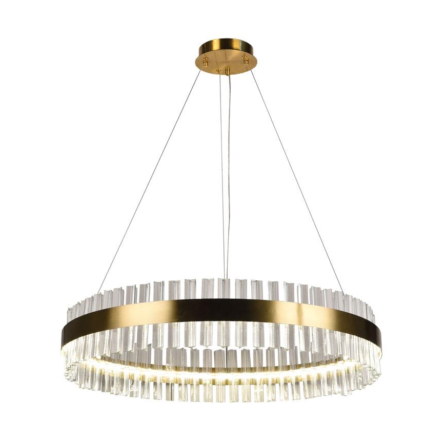 LED Димируем кристален полилей на връв LED/55W/230V 3000-6500K + дистанционно управление