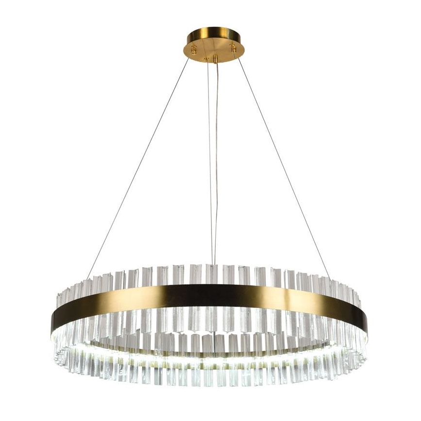 LED Димируем кристален полилей на връв LED/55W/230V 3000-6500K + дистанционно управление