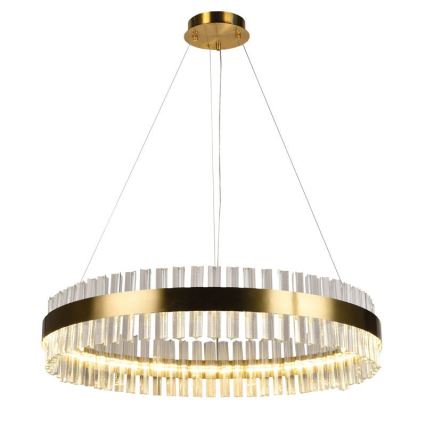 LED Димируем кристален полилей на връв LED/55W/230V 3000-6500K + дистанционно управление