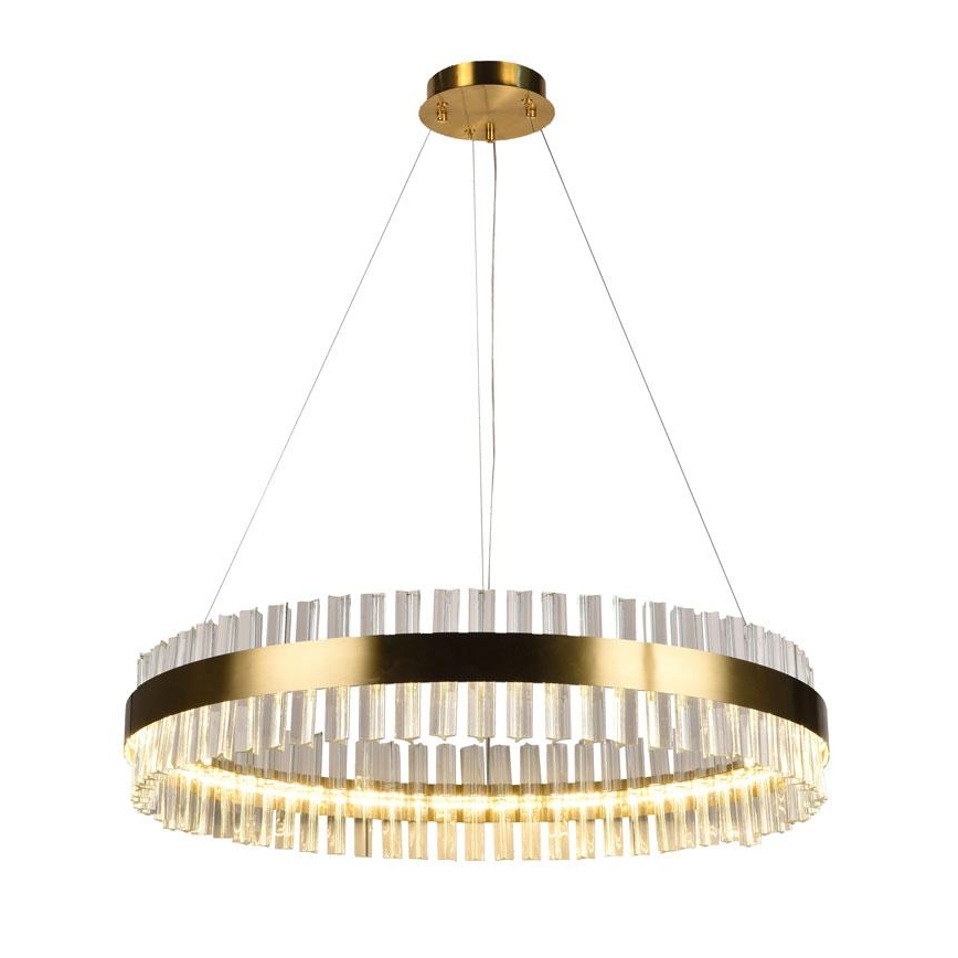LED Димируем кристален полилей на връв LED/55W/230V 3000-6500K + дистанционно управление