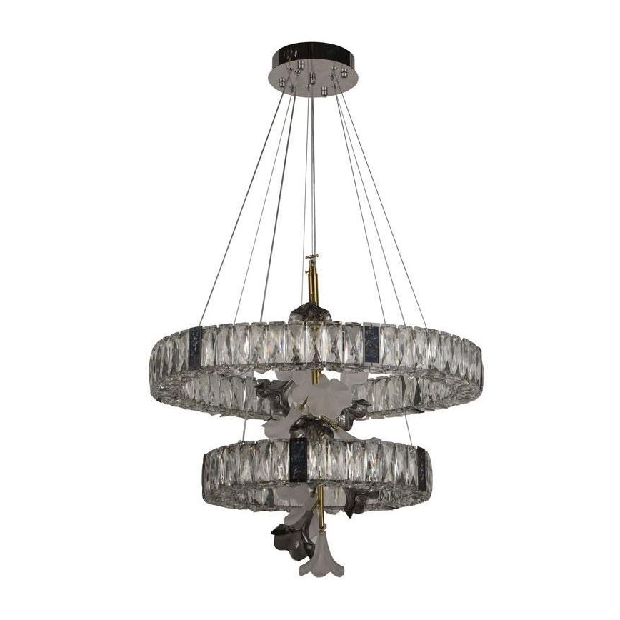 LED Димируем кристален полилей на връв LED/70W/230V 3000-6500K + дистанционно управление