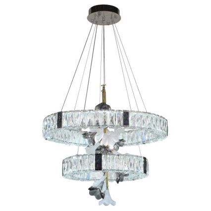LED Димируем кристален полилей на връв LED/70W/230V 3000-6500K + дистанционно управление