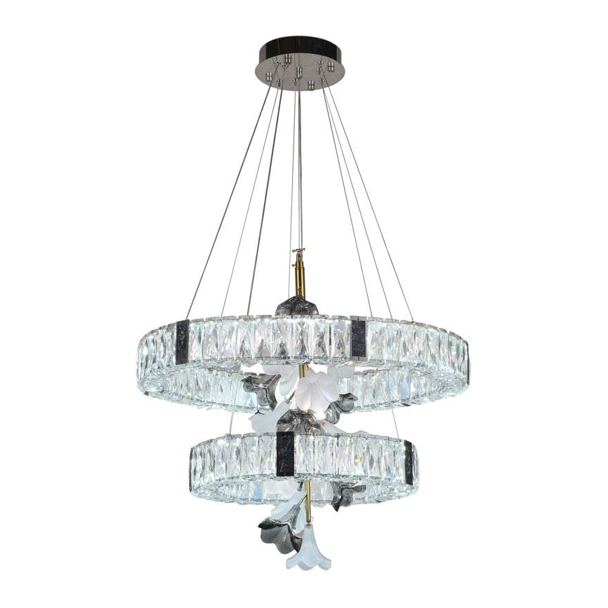 LED Димируем кристален полилей на връв LED/70W/230V 3000-6500K + дистанционно управление