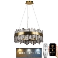 LED Димируем кристален полилей на връв LED/80W/230V 3000-6500K + дистанционно управление