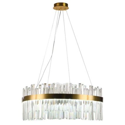 LED Димируем кристален полилей на връв LED/80W/230V 3000-6500K + дистанционно управление