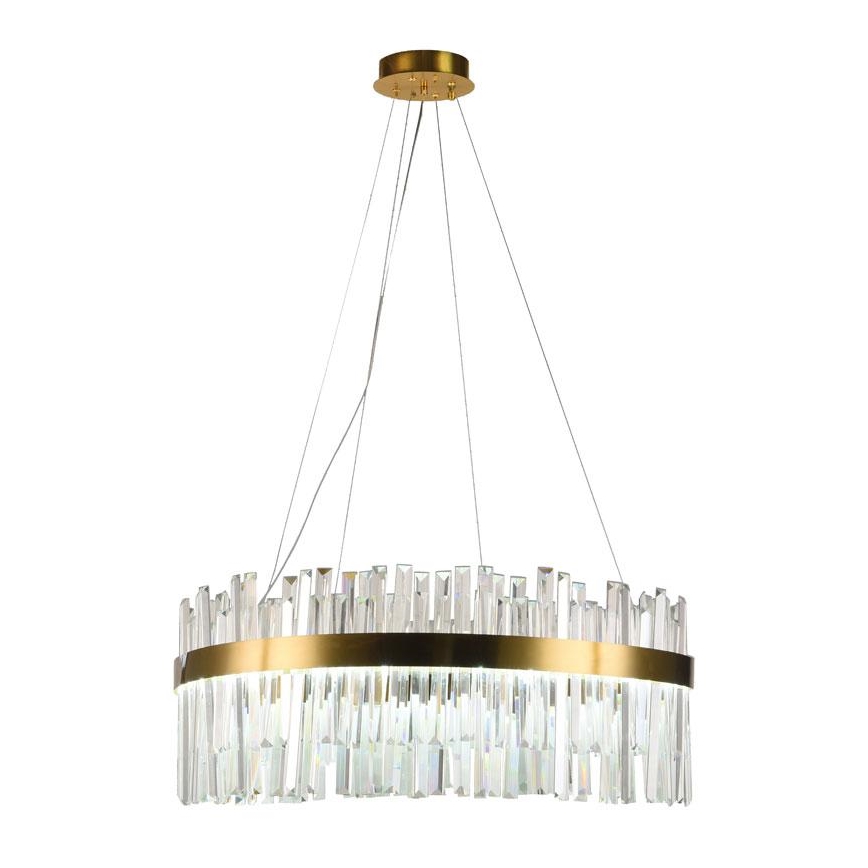 LED Димируем кристален полилей на връв LED/80W/230V 3000-6500K + дистанционно управление