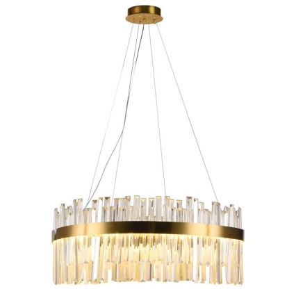 LED Димируем кристален полилей на връв LED/80W/230V 3000-6500K + дистанционно управление