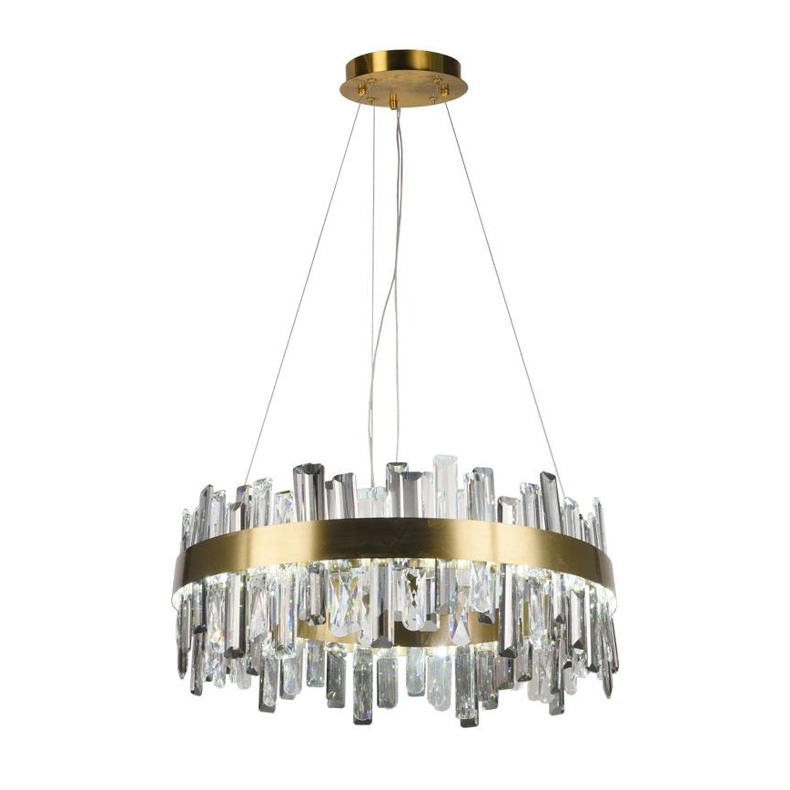LED Димируем кристален полилей на връв LED/80W/230V 3000-6500K + дистанционно управление