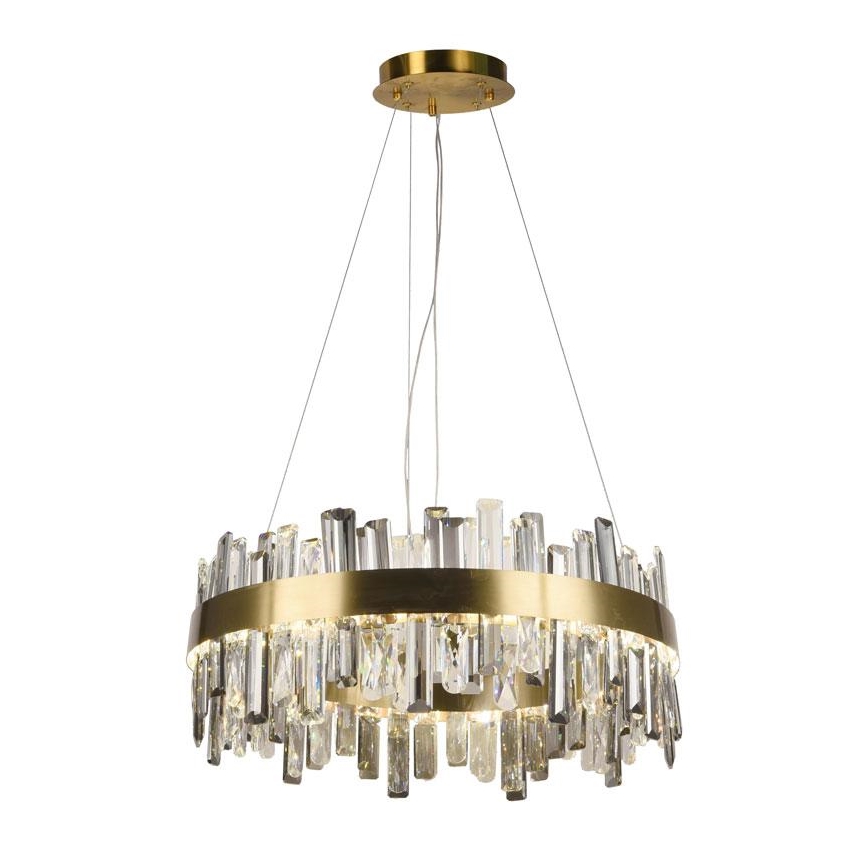 LED Димируем кристален полилей на връв LED/80W/230V 3000-6500K + дистанционно управление