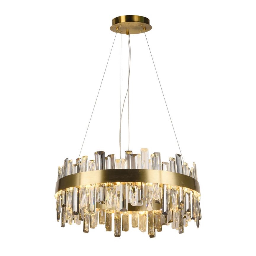 LED Димируем кристален полилей на връв LED/80W/230V 3000-6500K + дистанционно управление
